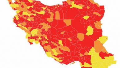 نقشه کرونا | رنگ‌بندی شهرهای قرمز، نارنجی و زرد کرونا از شنبه ۲۳ بهمن ۱۴۰۰