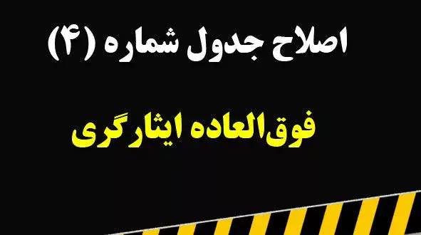 ابطال امتیازات فوق العاده ایثارگری بند ۲ ماده ۶۸ قانون مدیریت خدمات کشوری