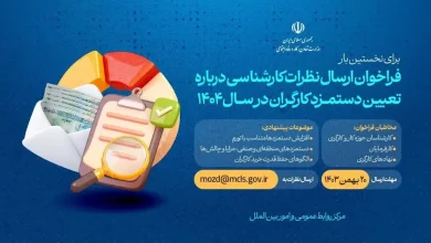 فراخوان پیشنهادات درباره تعیین دستمزد ۱۴۰۴ کارگران