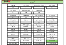 اکسل محاسبه حقوق و دستمزد سال ۱۴۰۵